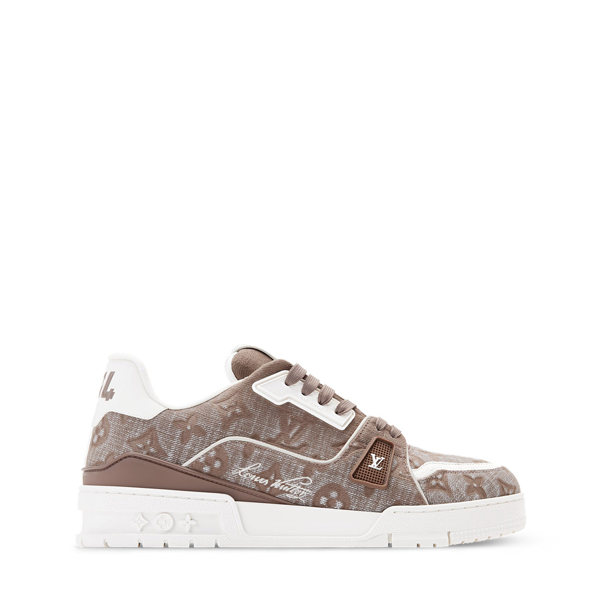 LV Trainer Sneakers - Khaki Colorway