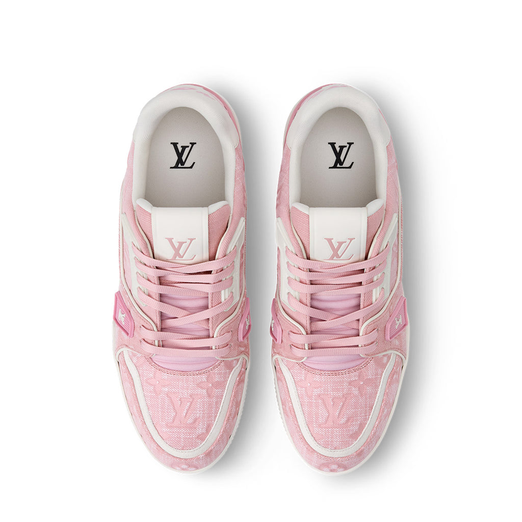 LV Trainer Sneakers - Pink Colorway