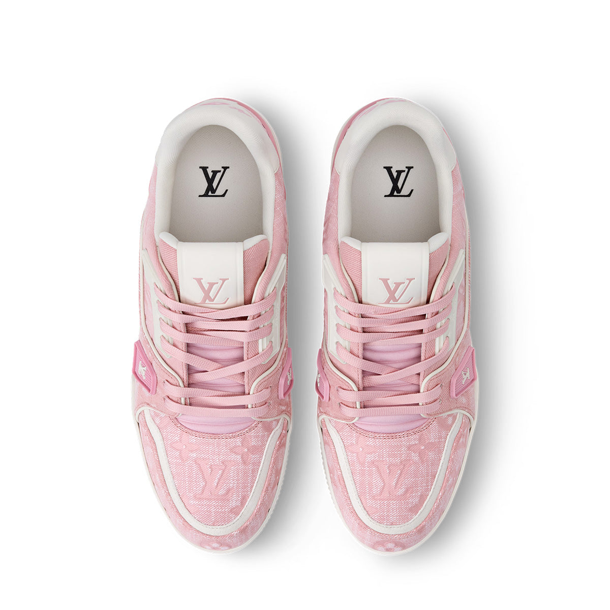 LV Trainer Sneakers - Pink Colorway