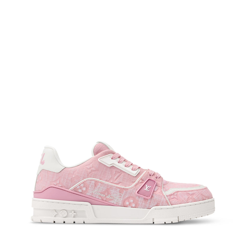LV Trainer Sneakers - Pink Colorway