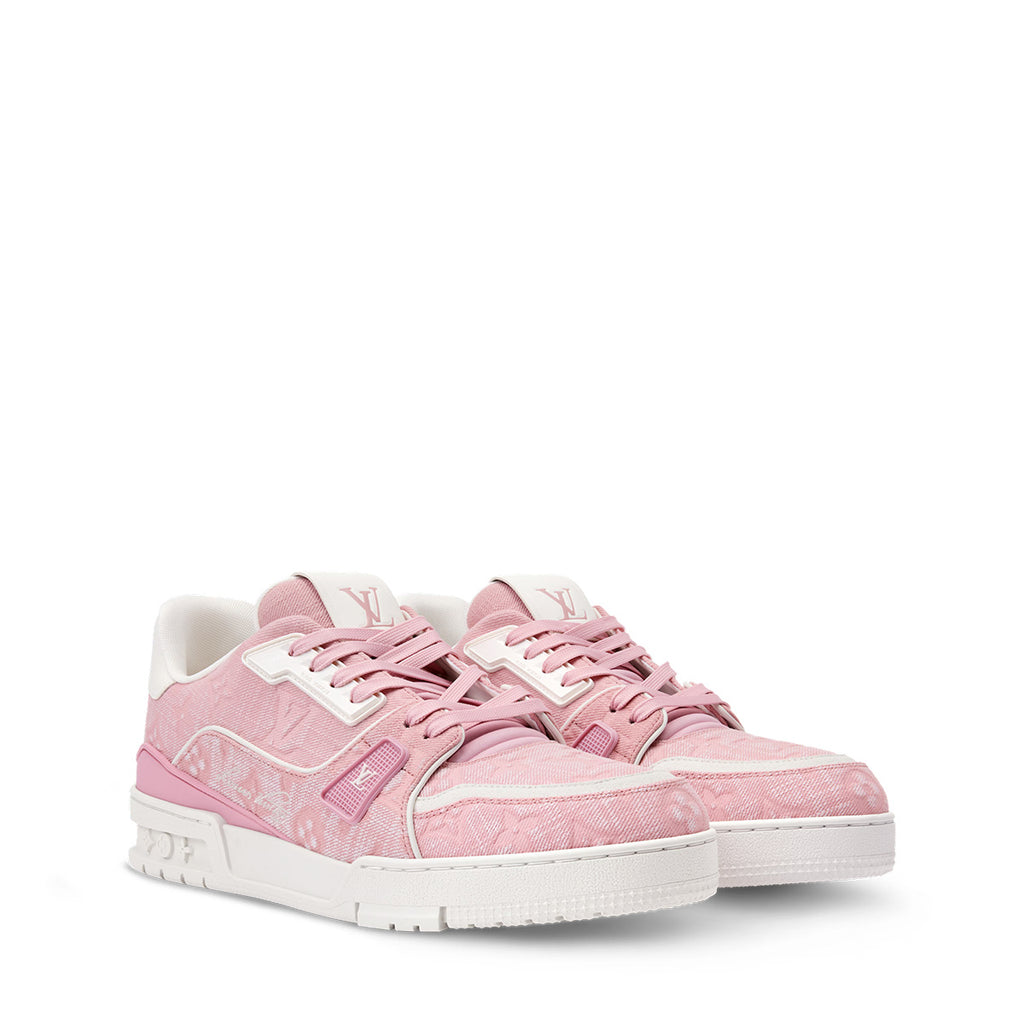 LV Trainer Sneakers - Pink Colorway