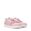 LV Trainer Sneakers - Pink Colorway