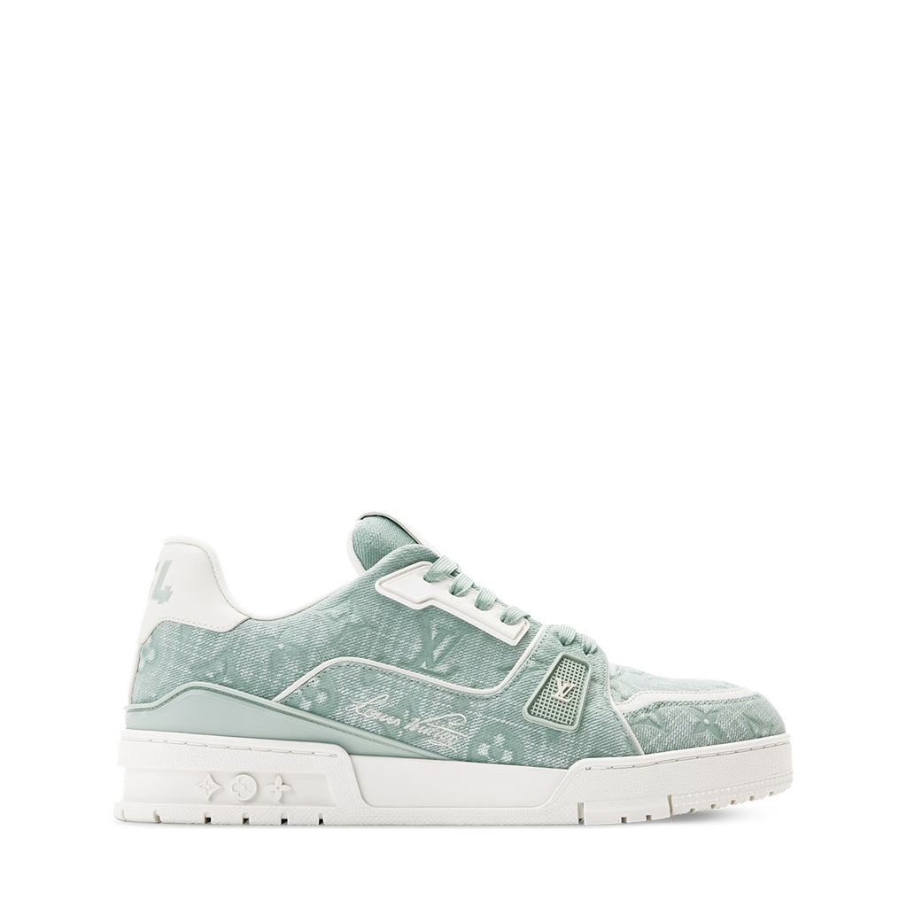 LV Trainer Sneakers - Light Green Colorway