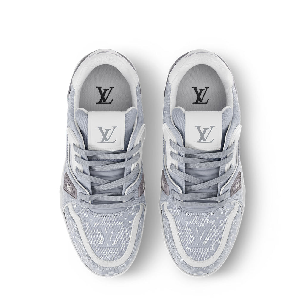 LV Trainer Sneakers - Light Grey Colorway