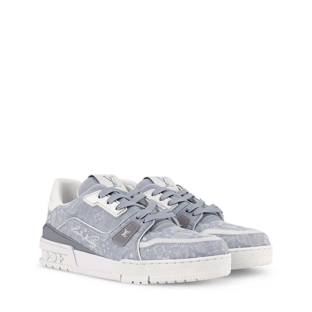 LV Trainer Sneakers - Light Grey Colorway