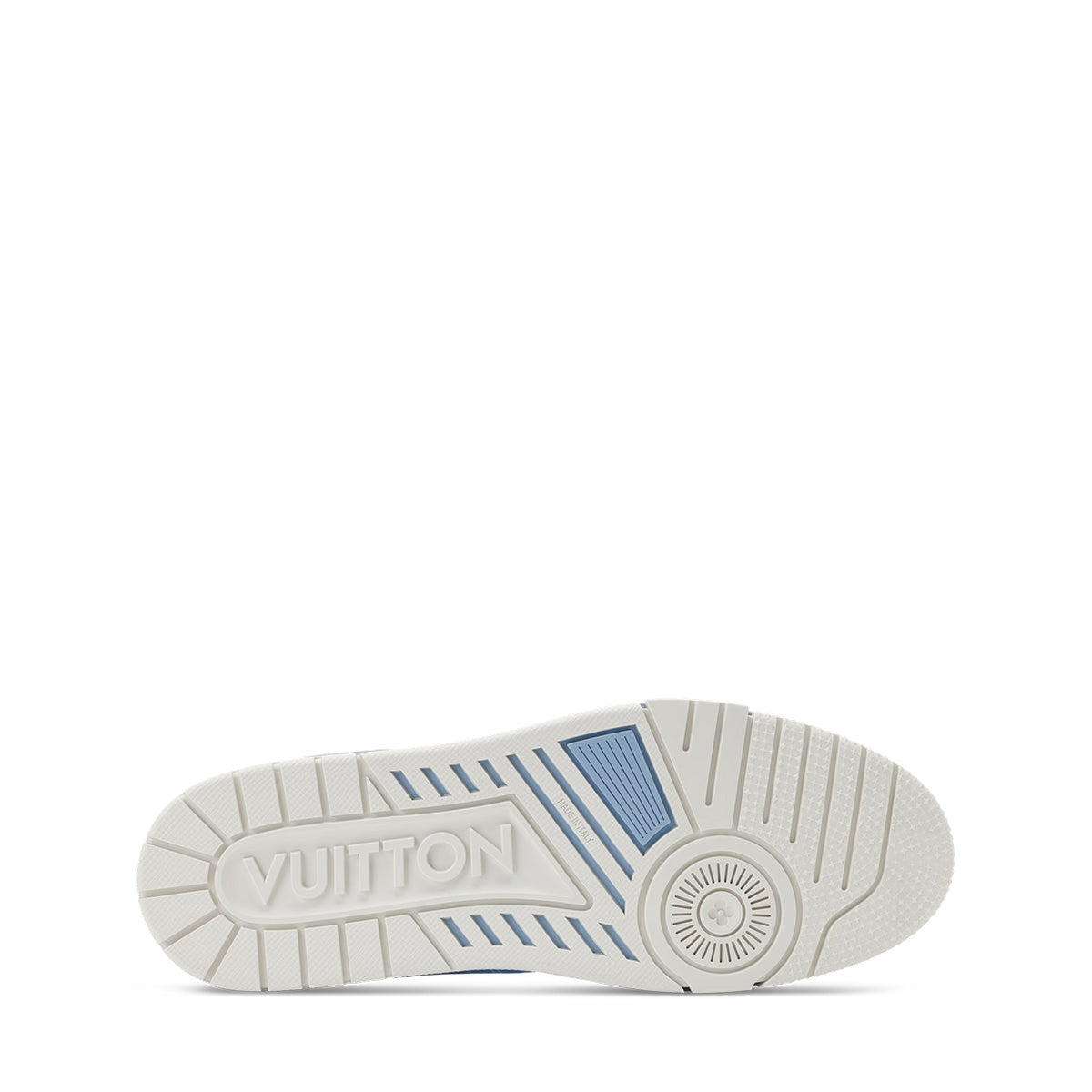 LV Trainer Sneakers - Light Blue Sculpted Fashion Shoes
