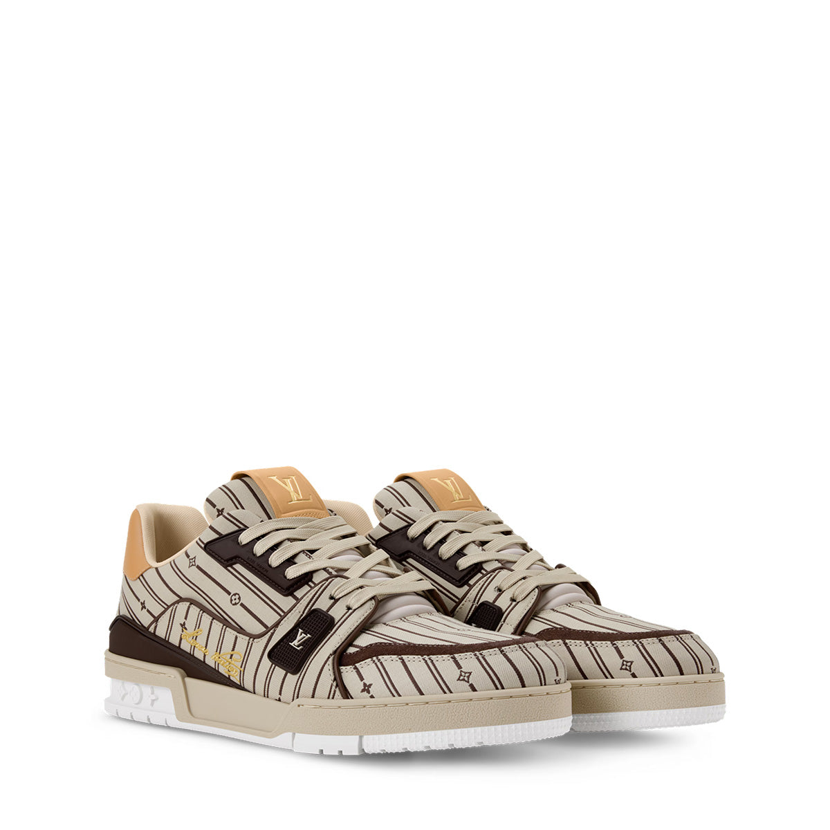 LV Trainer Sneakers - Stripe Colorway