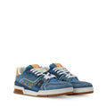 LV Trainer Sneakers - Blue Colorway