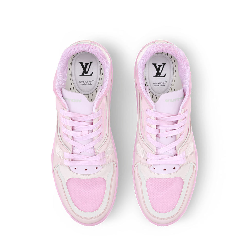 LV Trainer Sneakers - Pink Colorway