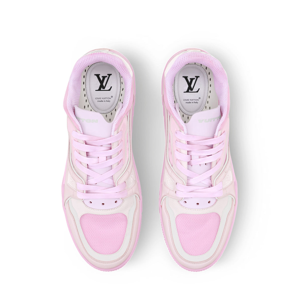 LV Trainer Sneakers - Pink Colorway