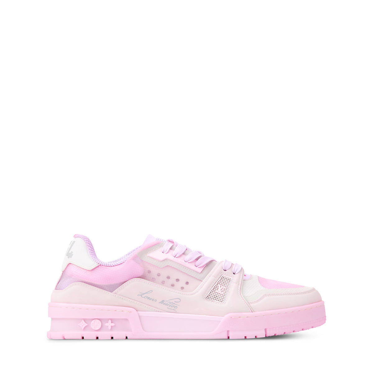 LV Trainer Sneakers - Pink Colorway