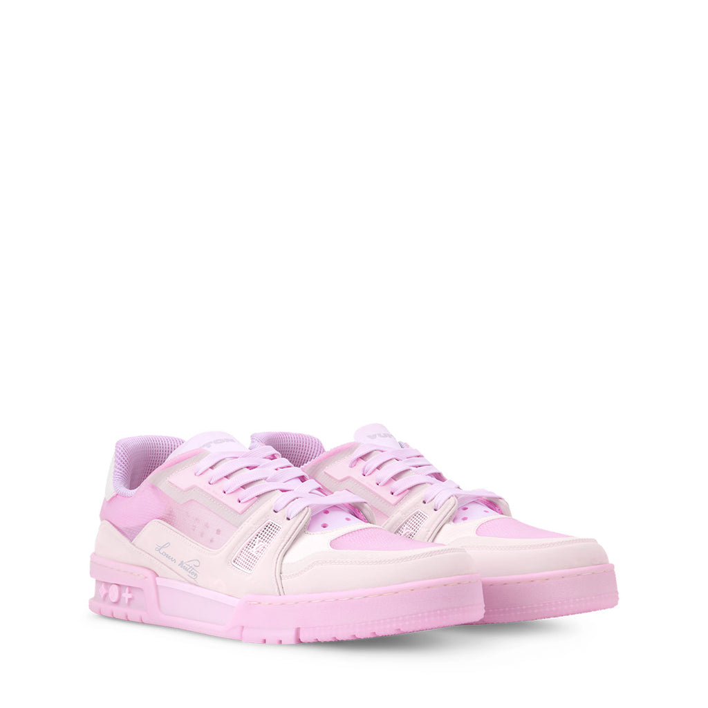 LV Trainer Sneakers - Pink Colorway