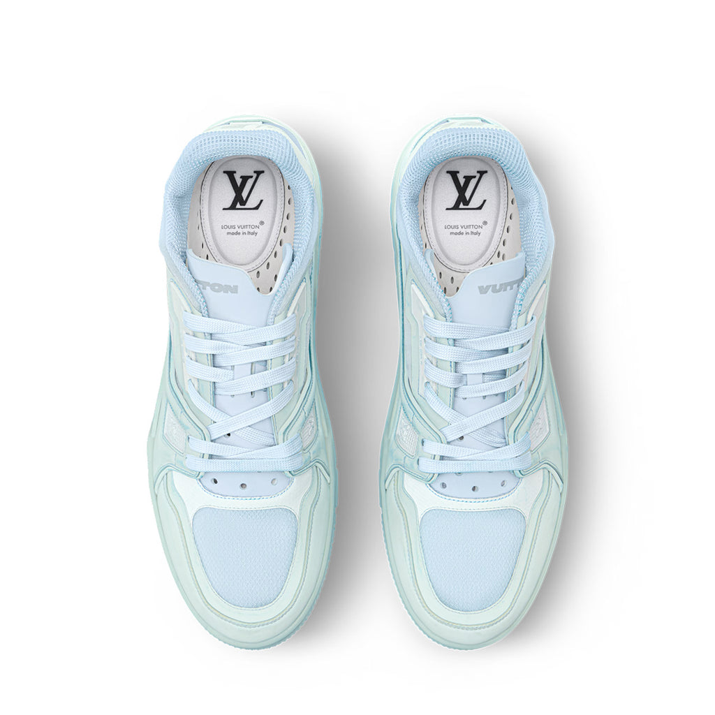 LV Trainer Sneakers - Light Blue Colorway