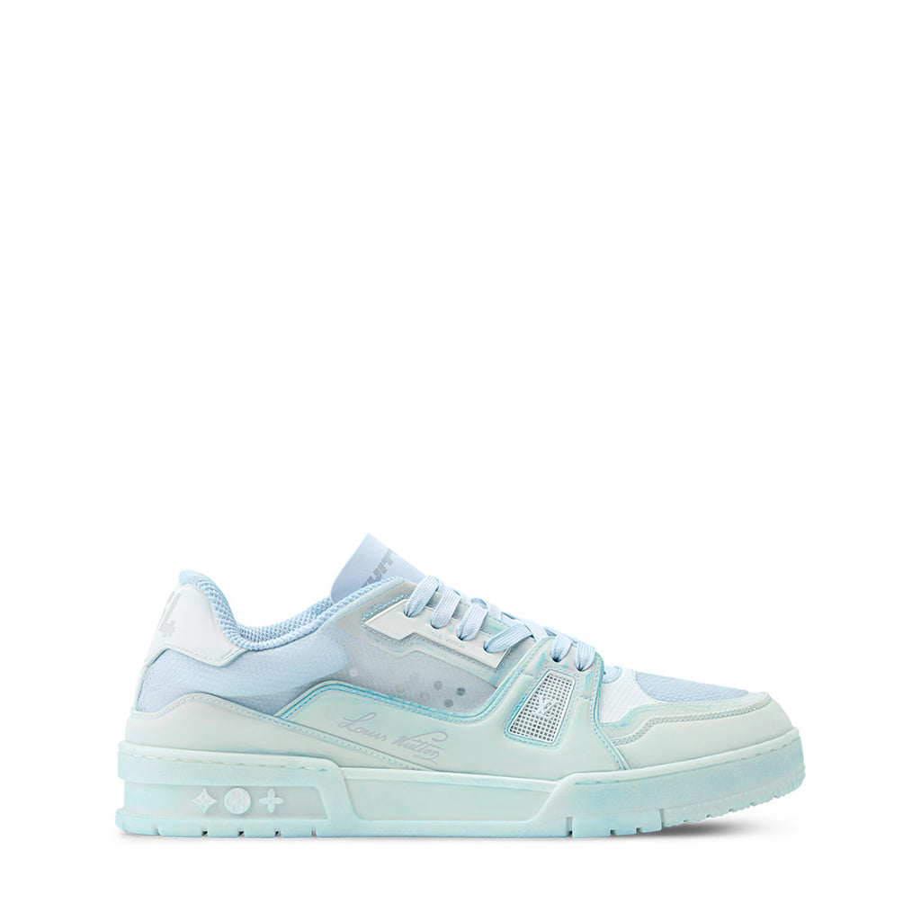 LV Trainer Sneakers - Light Blue Colorway