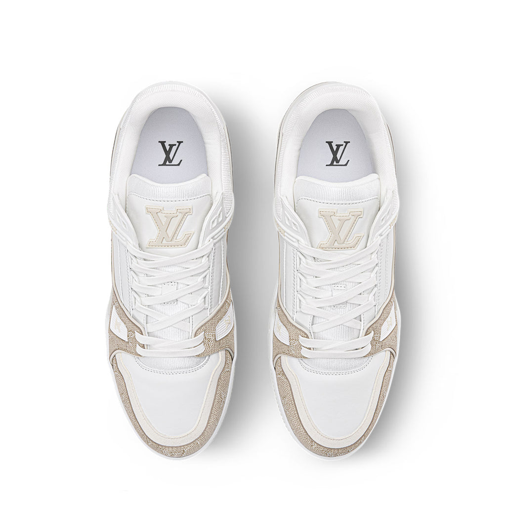 LV Trainer Sneakers - White Colorway