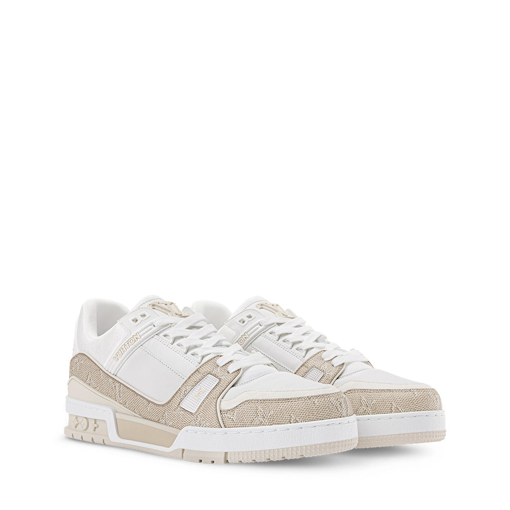 LV Trainer Sneakers - White Colorway