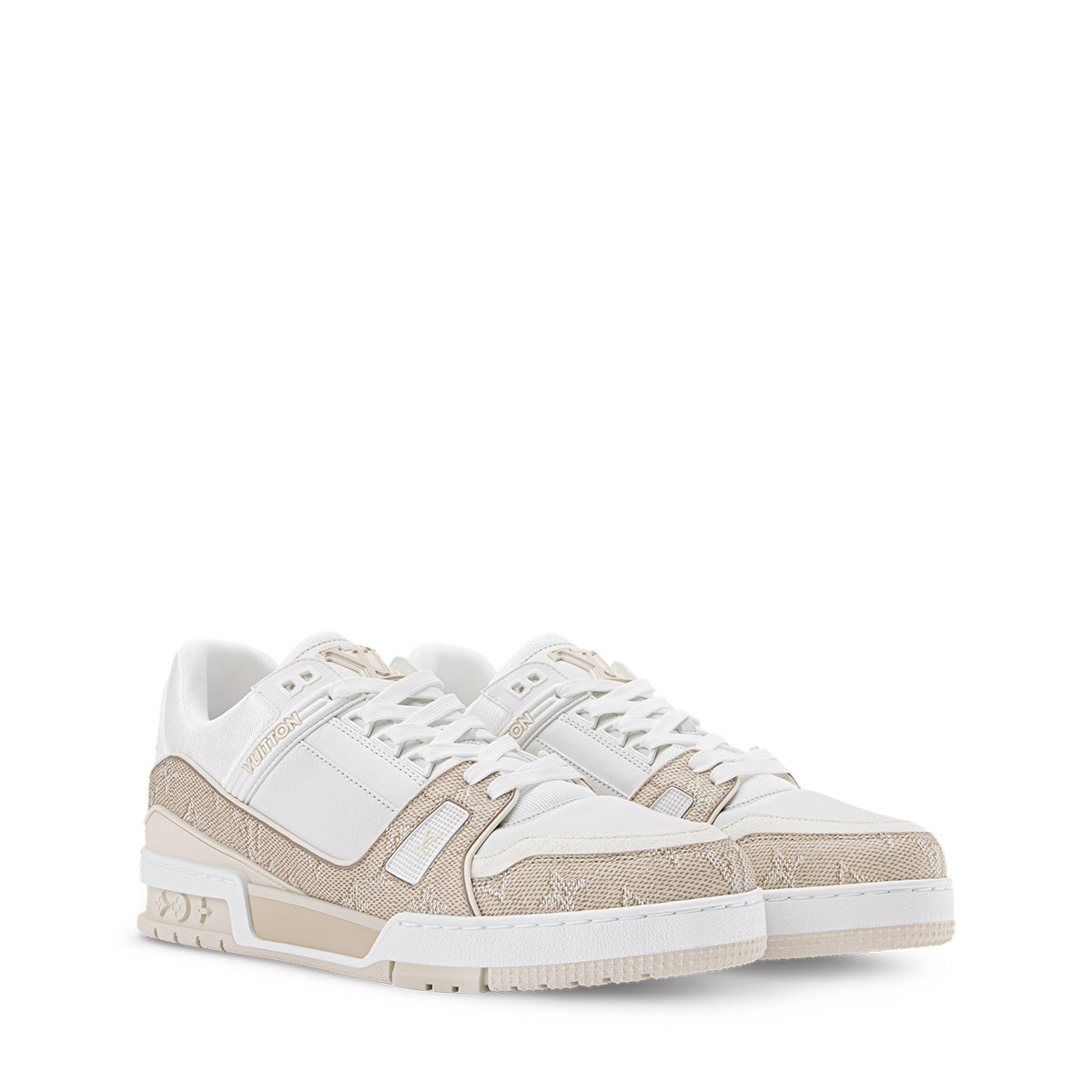 LV Trainer Sneakers - White Colorway