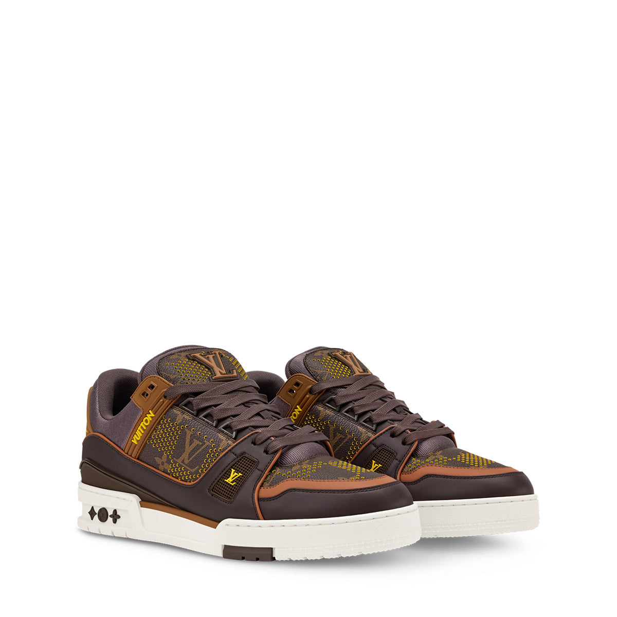 LV Trainer Sneakers - Brown Colorway