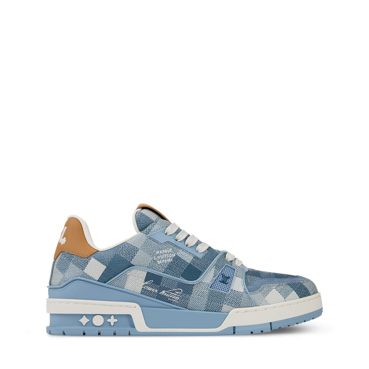 LV Trainer Sneakers - Blue Colorway