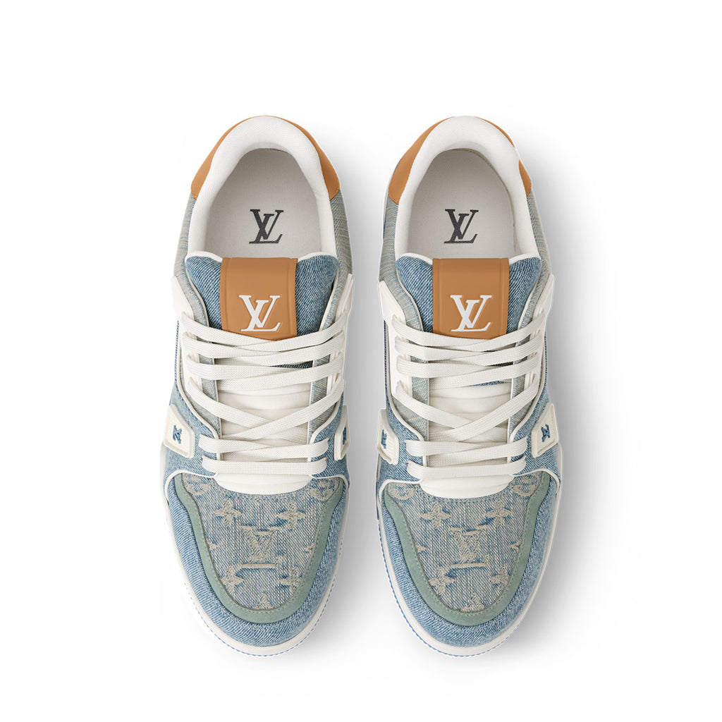 LV Trainer Sneakers - Blue Colorway