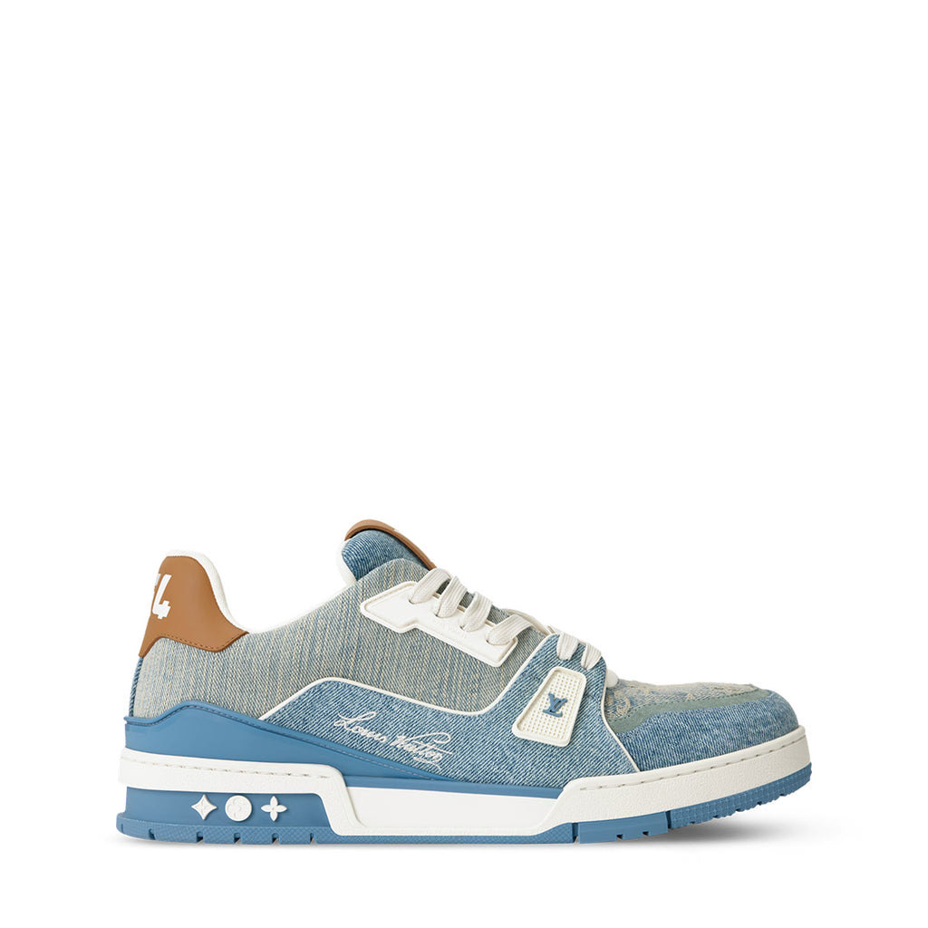 LV Trainer Sneakers - Blue Colorway