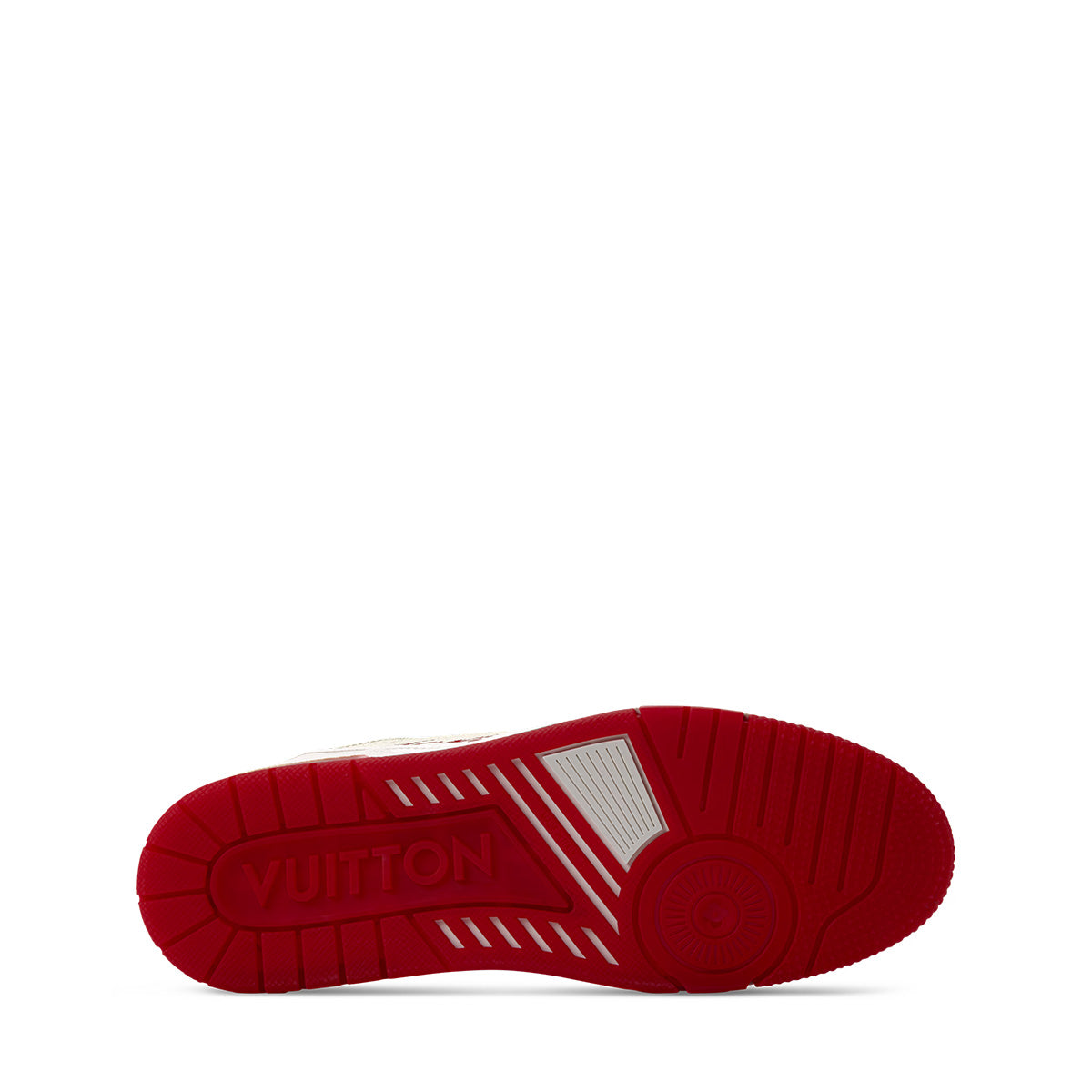 LV Trainer Sneakers - White & Red Colorway