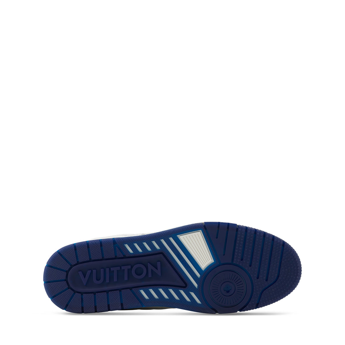 LV Trainer Sneakers - White & Blue Colorway