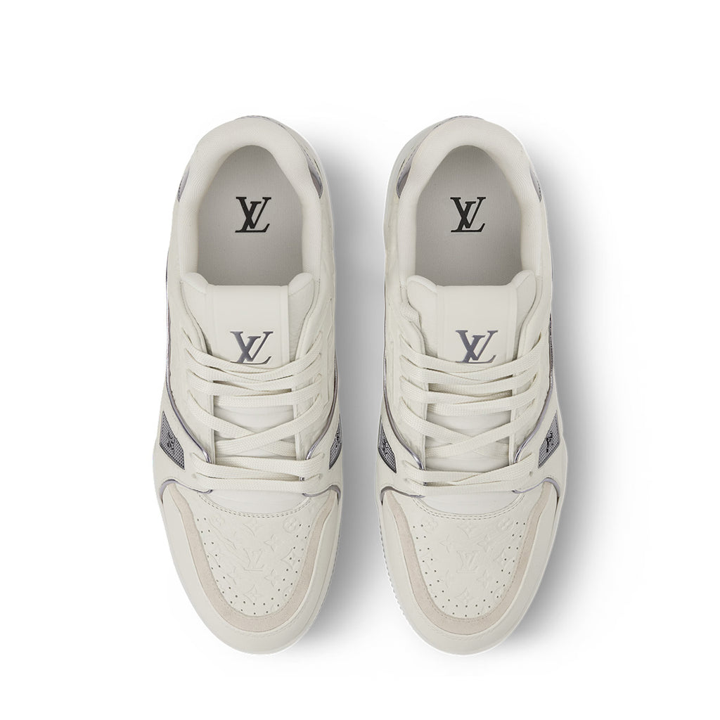 LV Trainer Sneakers - White / Off-White Classic Colorway