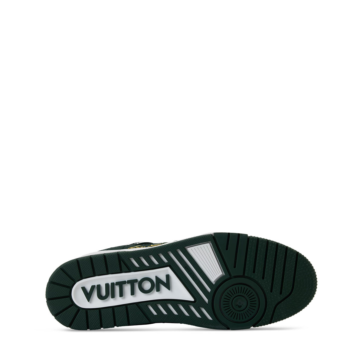 LV Trainer Sneakers - White & Dark Green Colorway