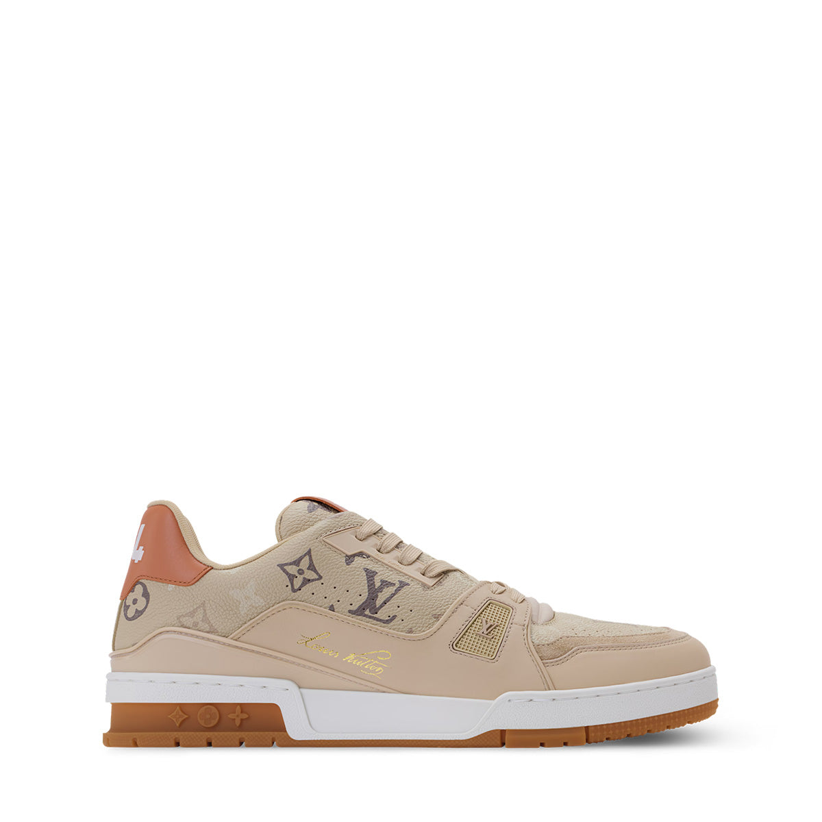 LV Trainer Sneakers - Khaki Colorway