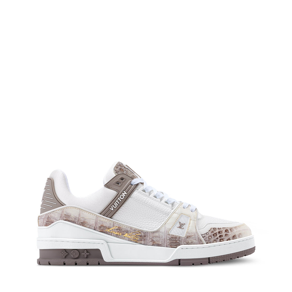 LV Trainer Sneakers - White Colorway
