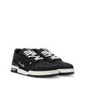 LV Trainer Sneakers - Black Sculpted Fashion Shoes