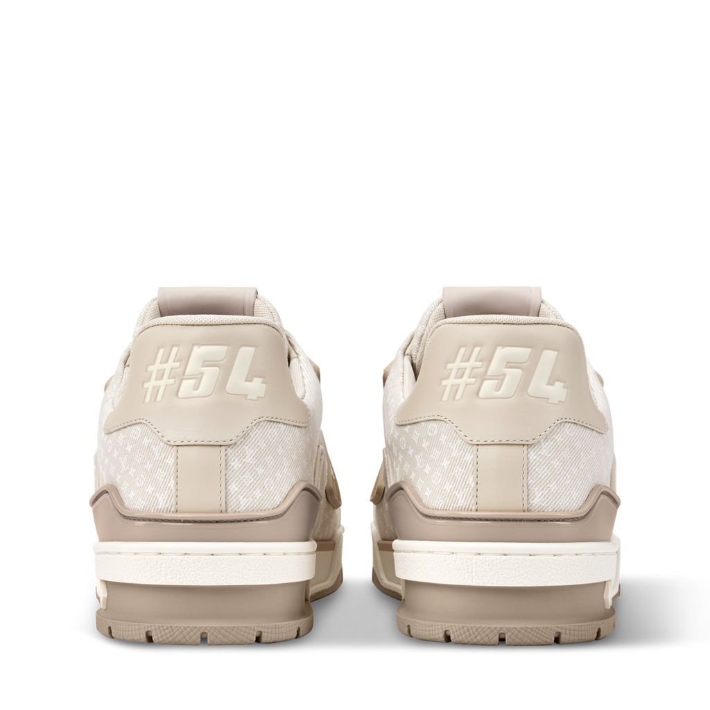 LV Trainer Sneakers - Light Taupe Sculpted Fashion Shoes
