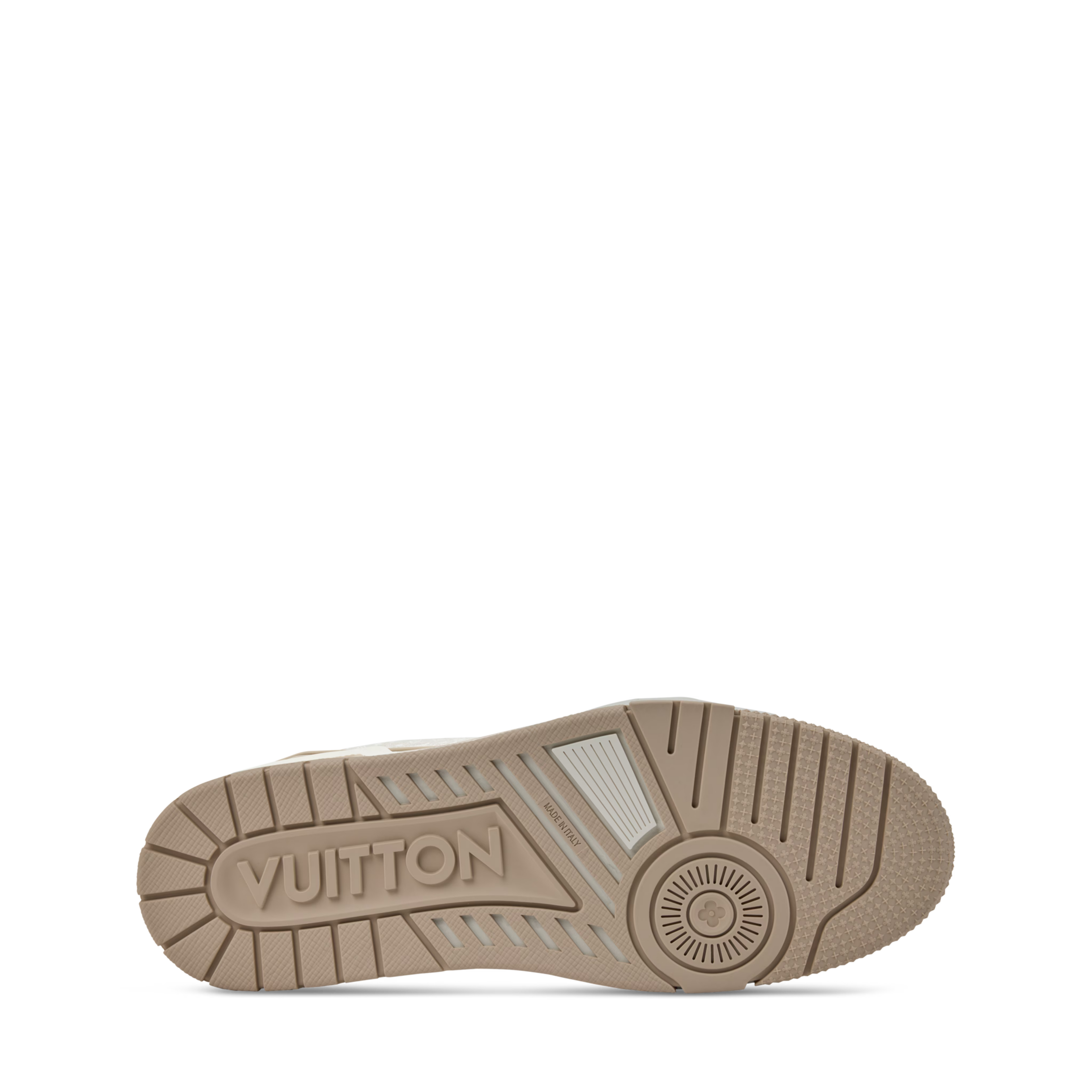 LV Trainer Sneakers - Light Taupe Sculpted Fashion Shoes
