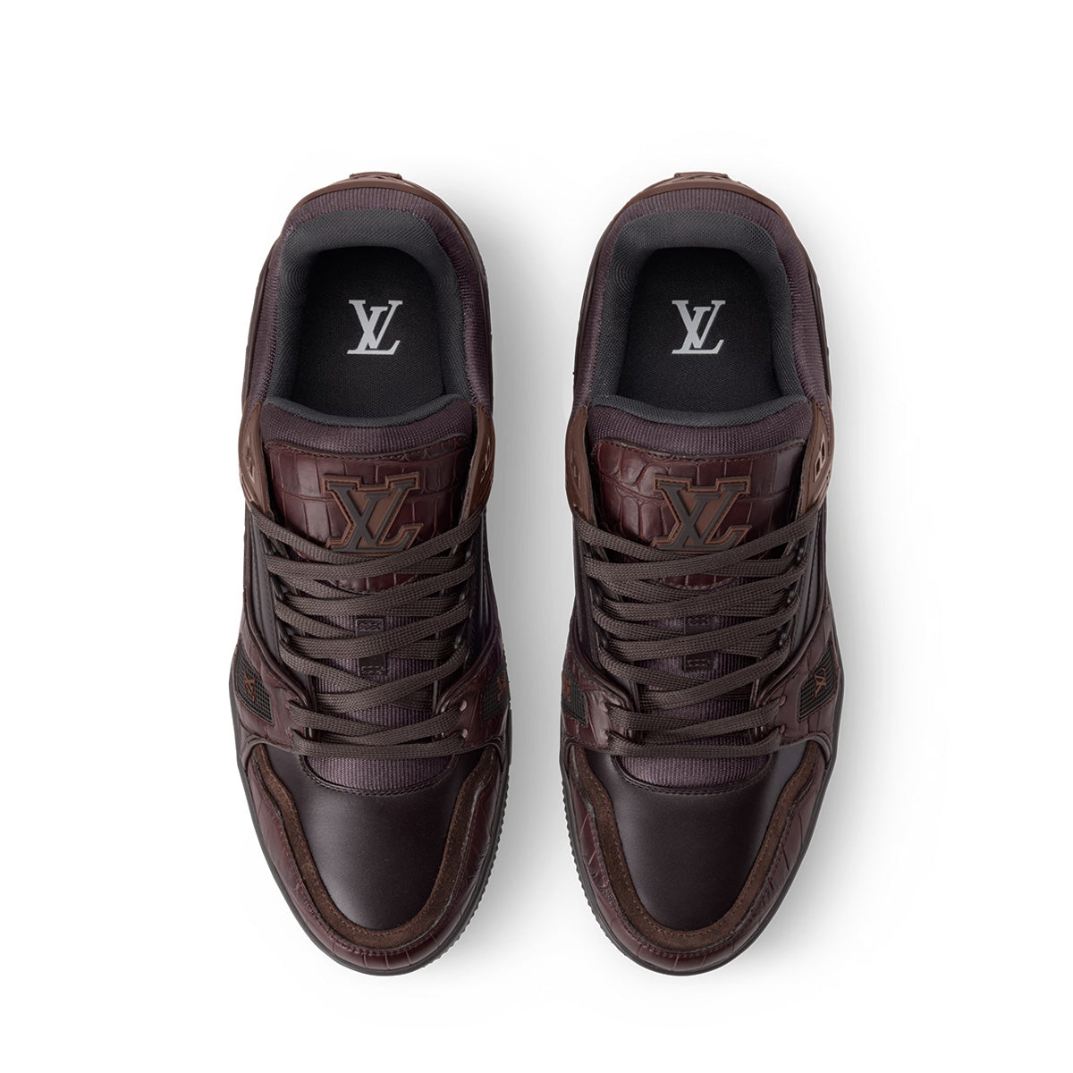 LV Trainer Sneakers - Brown Colorway