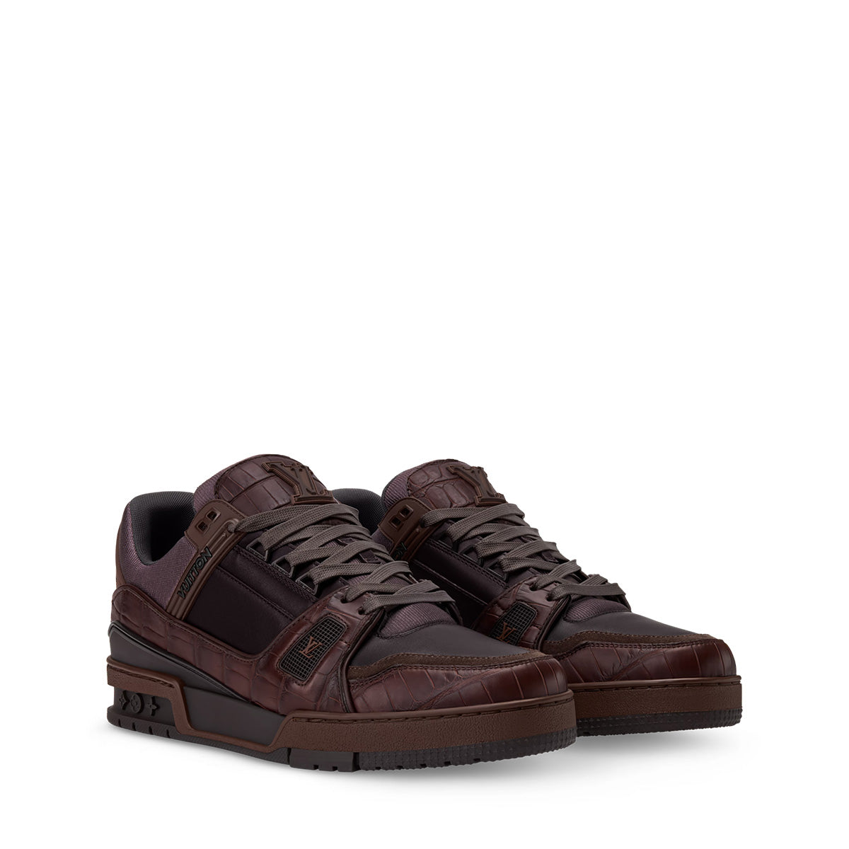 LV Trainer Sneakers - Brown Colorway