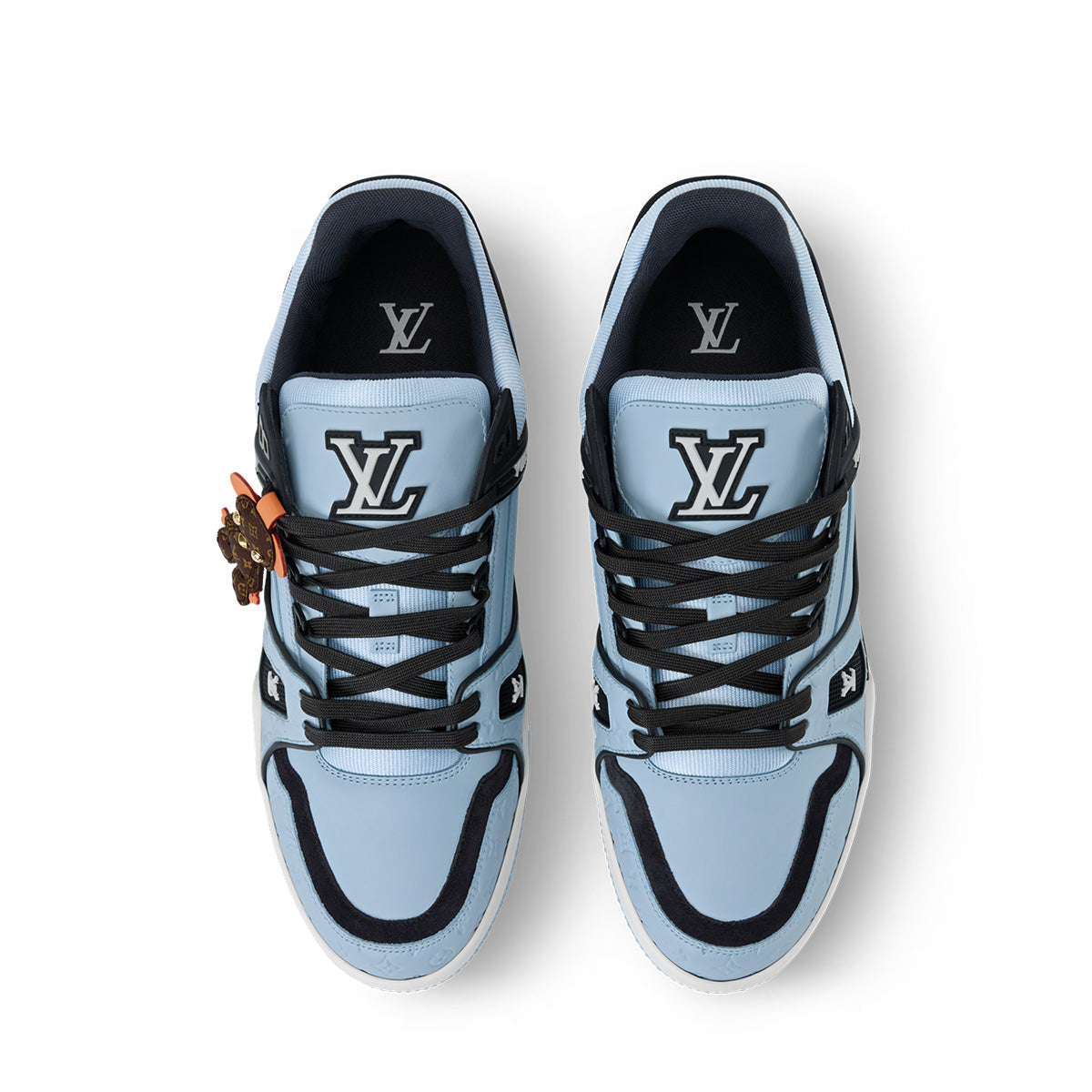 LV Trainer Sneakers - Light Blue Colorway