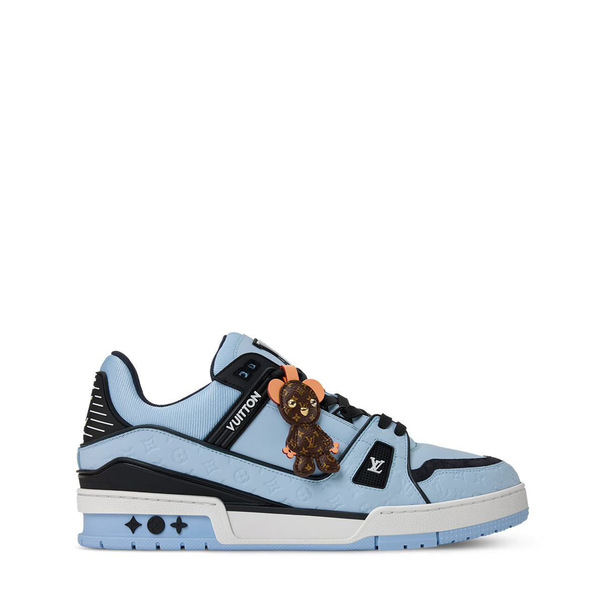 LV Trainer Sneakers - Light Blue Colorway