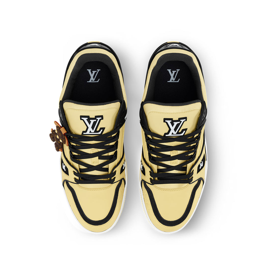 LV Trainer Sneakers - Yellow & Black Colorway