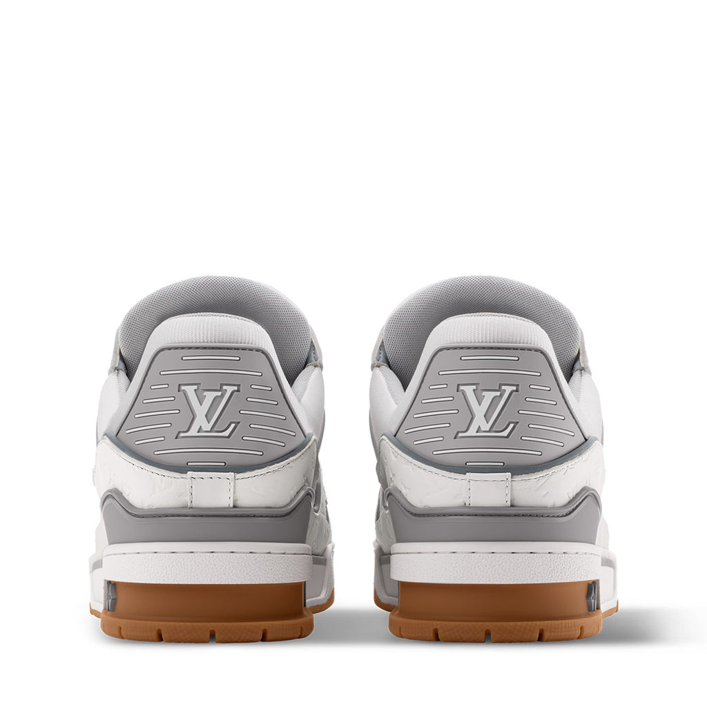 LV Trainer Sneakers - Grey & White Colorway