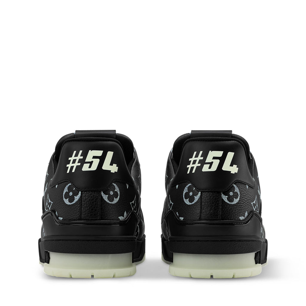 LV Trainer Sneakers - Black Monogram Print