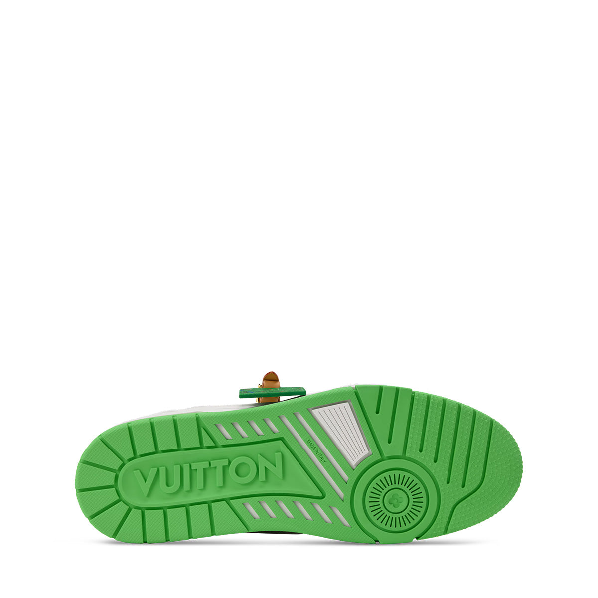 LV Trainer Sneakers - Emerald Green & White Colorway