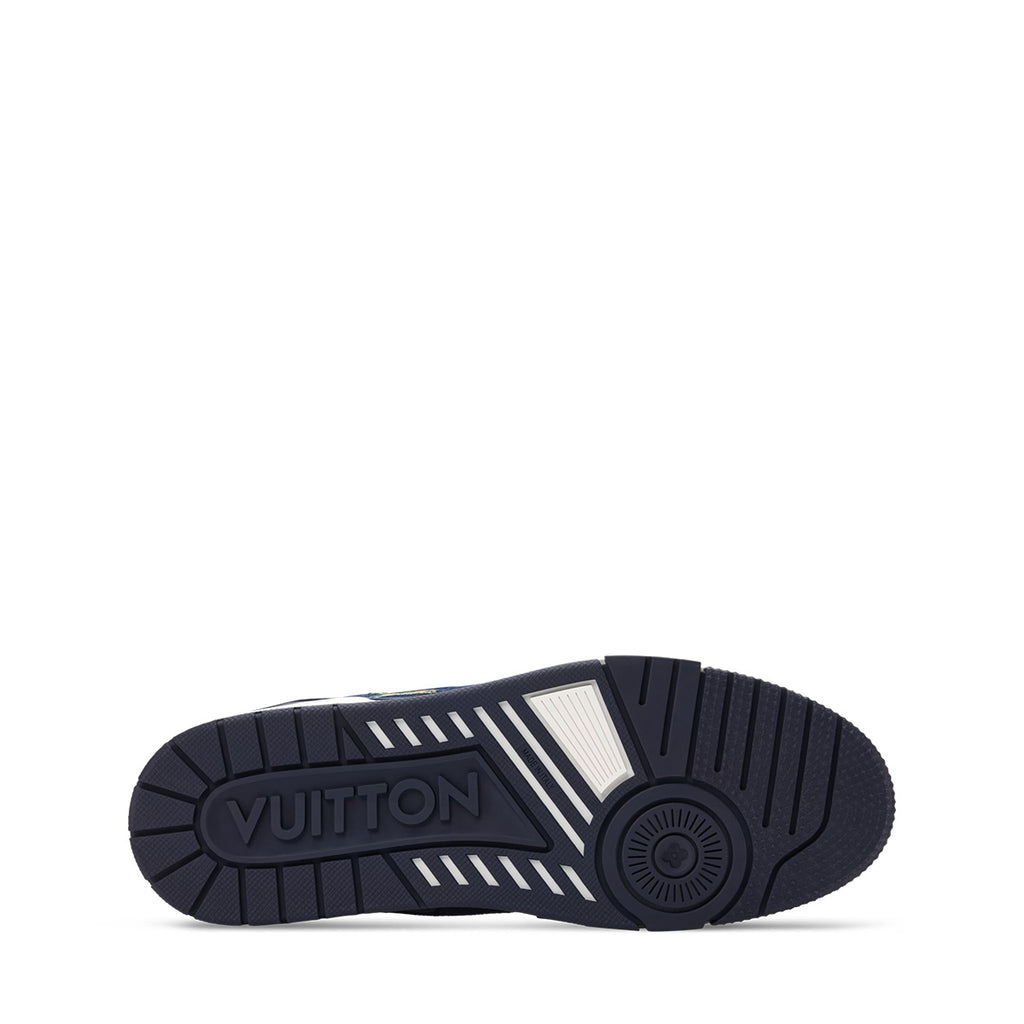 LV Trainer Sneakers - Navy Blue Colorway