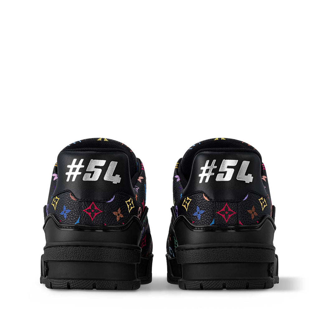 LV Trainer Sneakers - Black Monogram Print