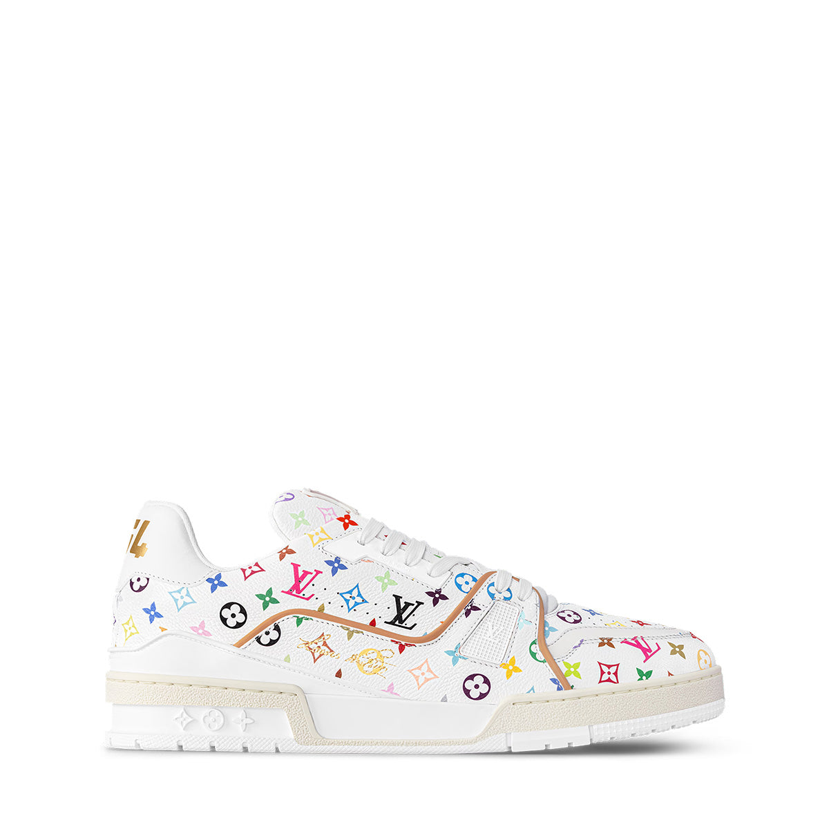 LV Trainer Sneakers - White Monogram Print